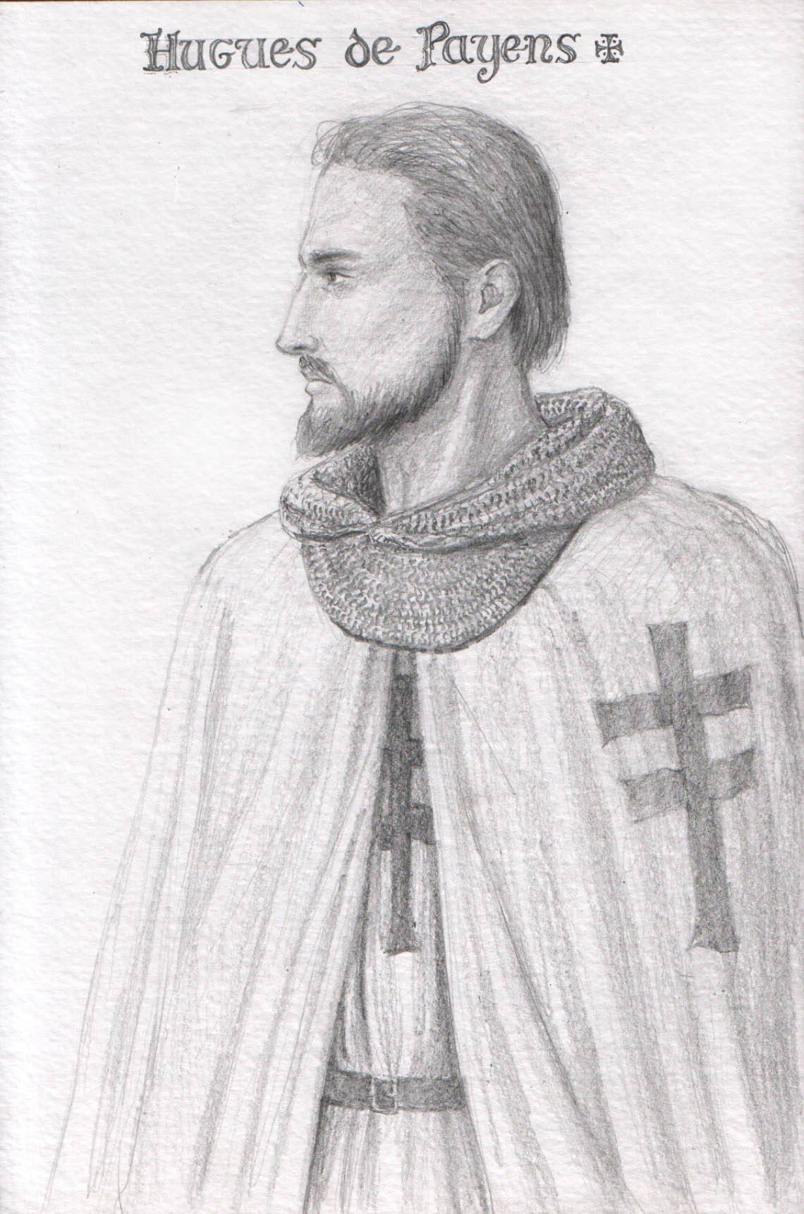 Jacques De Molay, Last Grand Master of the Knights Templar Framed