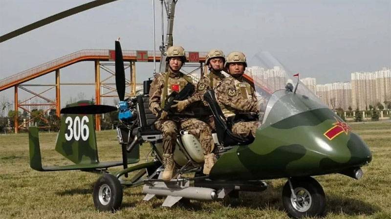 In Cina, ha parlato del "pungente scorpione" volante per le forze speciali