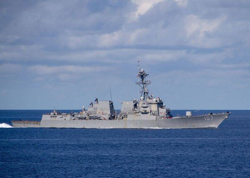 In the Baltic sea entered missile destroyer of the U.S. Navy "Gravely" DDG-107
