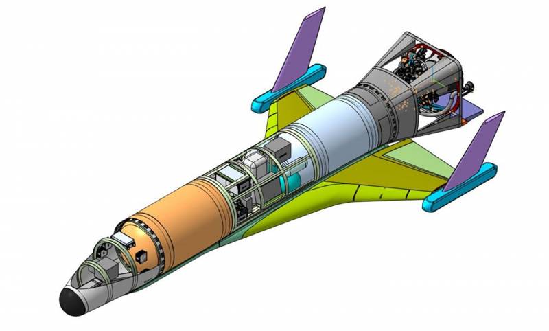The project of reusable spacecraft from JSC "ISON"