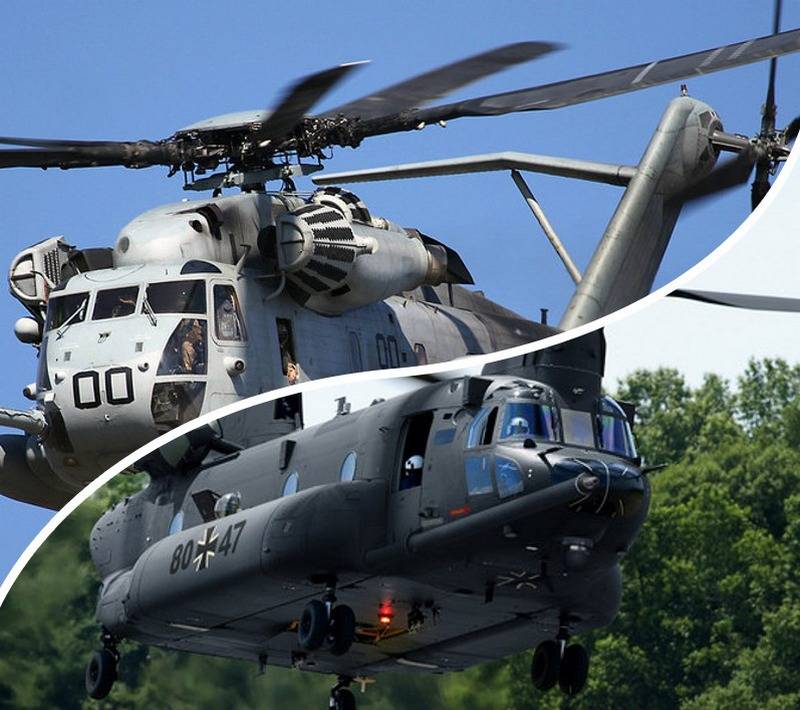 Bundeswehr annonserade ett anbud för köp av tunga helikoptrar