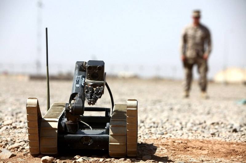 the Us army is arming portable robots