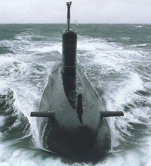 non-Nuclear submarines Agosta 90B. French project for the Pakistani Navy