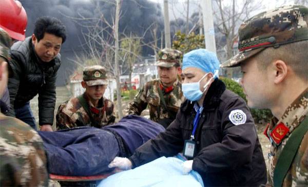 Число жертв взрыва на химзаводе в Китае выросло до 47