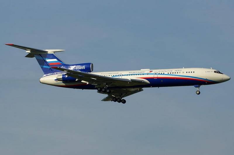 Russian aircraft observations Tu-154M-LK-1 will conduct a flight over the USA