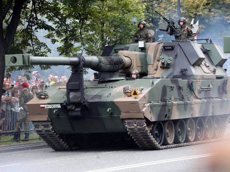 Polish army began to receive a serial SAU Krab