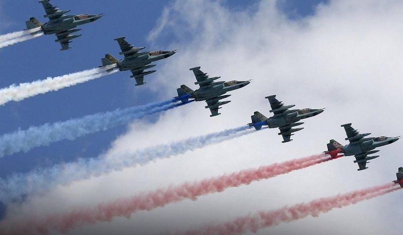 El Ministerio de Defensa habló sobre la parte aérea del desfile de la victoria 9 de mayo en Moscú