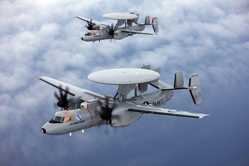 US Navy ordered a batch of carrier-based aircraft AWACS E-2D Advanced Hawkeye