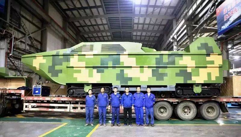 В Китае разработали беспилотное амфибийное судно "Морская ящерица"
