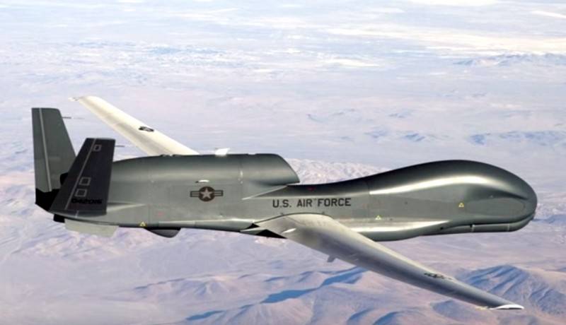 O drone americano circulou Donbass por seis horas