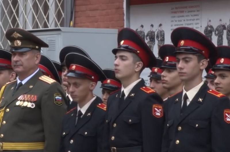 Vladikavkaz construction of a new Suvorov military school