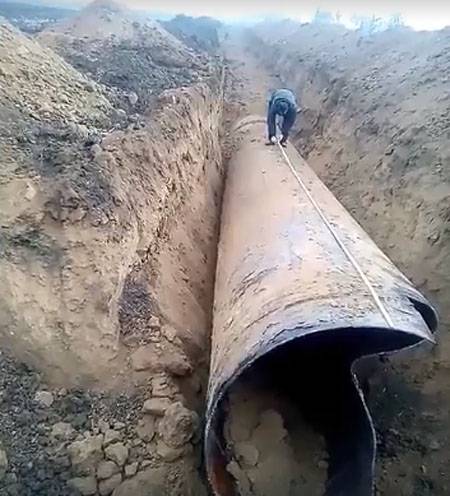 O desmantelamento do sistema de irrigação no sul da Ucrânia anunciou