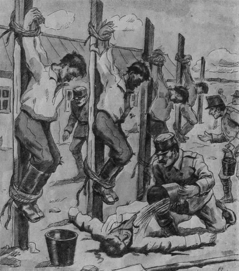 Палачи Кайзера. Часть 6. Подвешенные на столбе