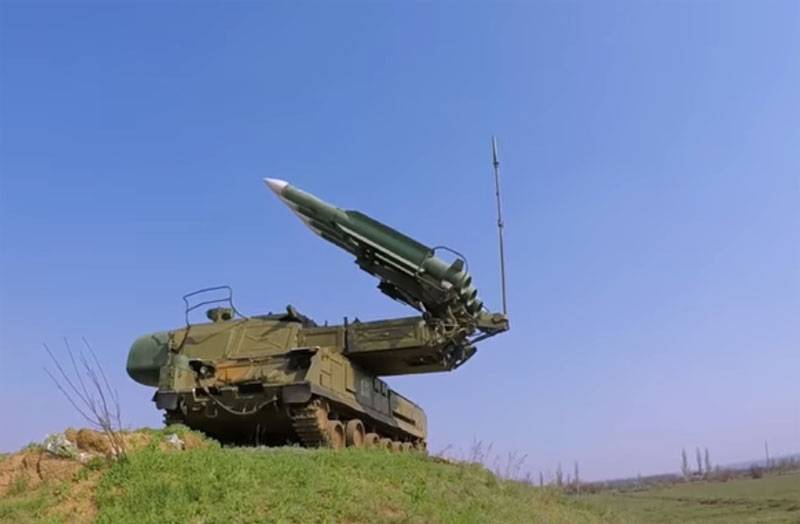 Ukrainas väpnade styrkor visade bilder med Buks luftförsvarssystem i JFO-zonen