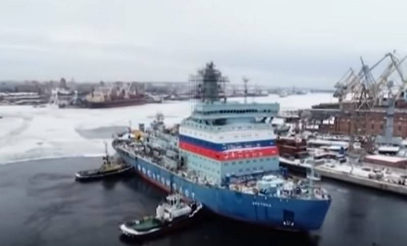 Третий атомный ледокол "Урал" проекта 22220 спустят на воду 25 мая