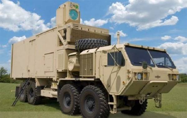 In the United States selected by the program of the military laser truck
