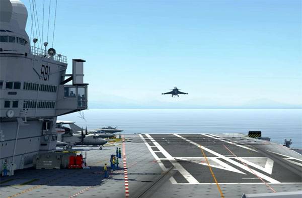 Seven Rafale are unable to sit on the deck "Charles de Gaulle" off the coast of Indonesia