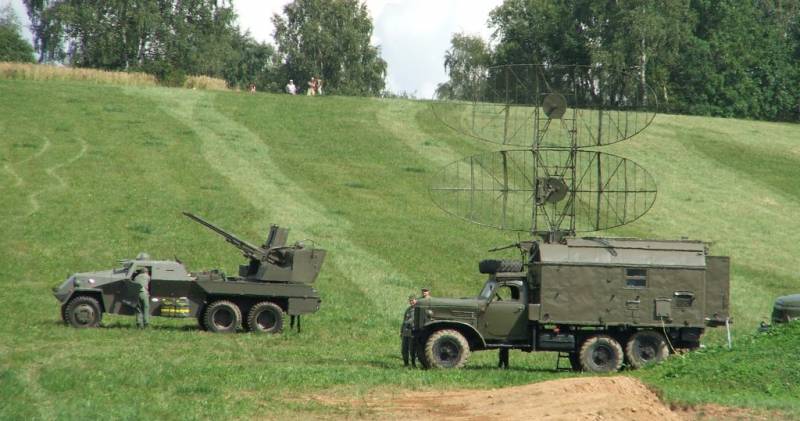 Радиолокационные средства контроля воздушного пространства Чехословакии в составе ОВД