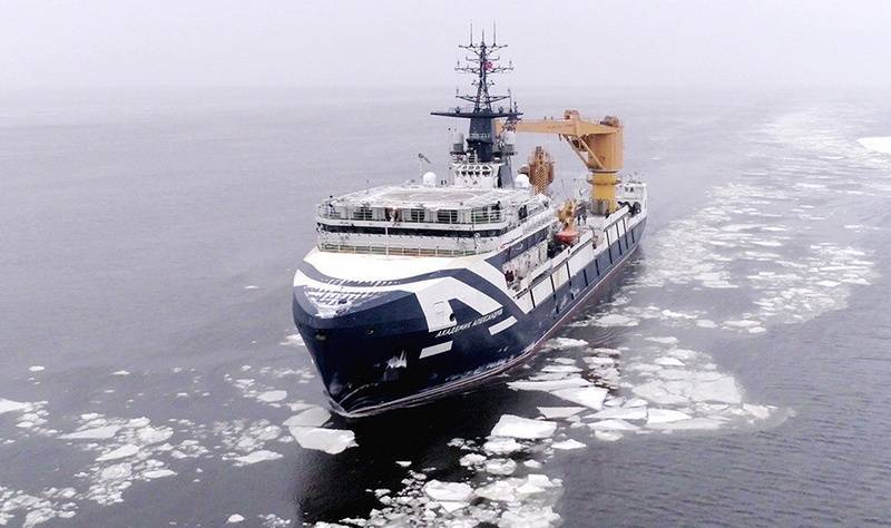 New Oceanographic vessel for the Russian Navy came to the final test