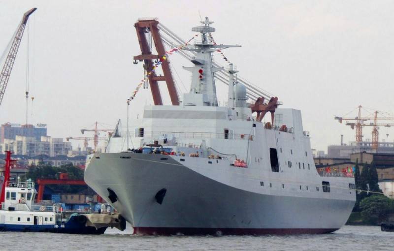 هشتمین کشتی اسکله پروژه 071 در چین به آب انداخته شد