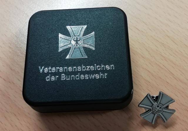 Bundeswehr for the first time presented the badge veteran