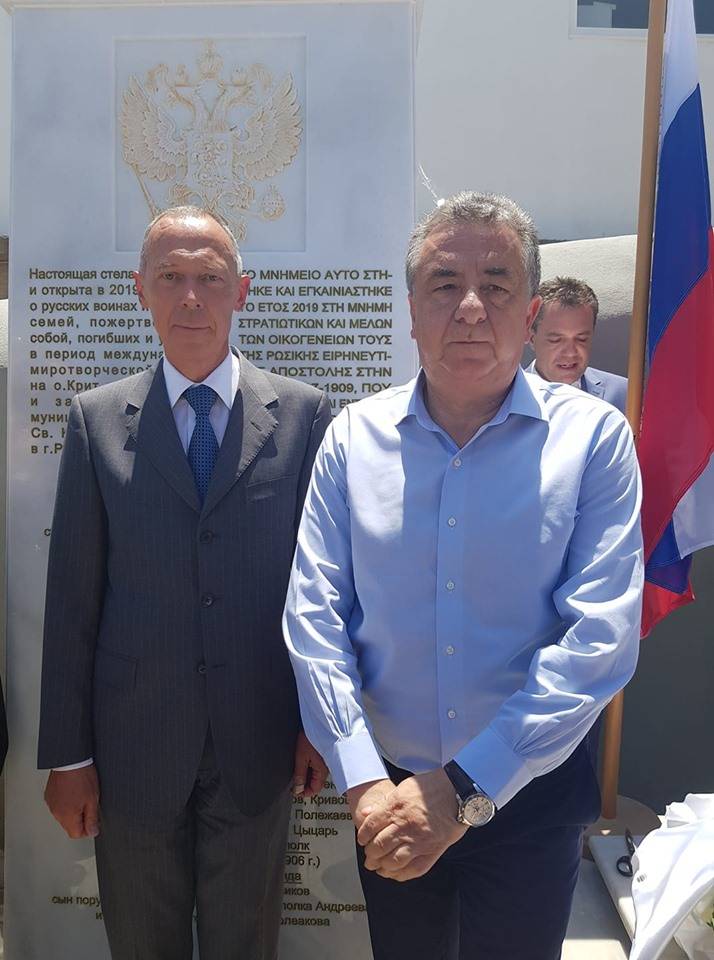 На греческом Крите открыт памятник русским миротворцам