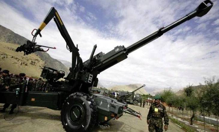 Índia revelou sistema de artilharia salvo de amostra