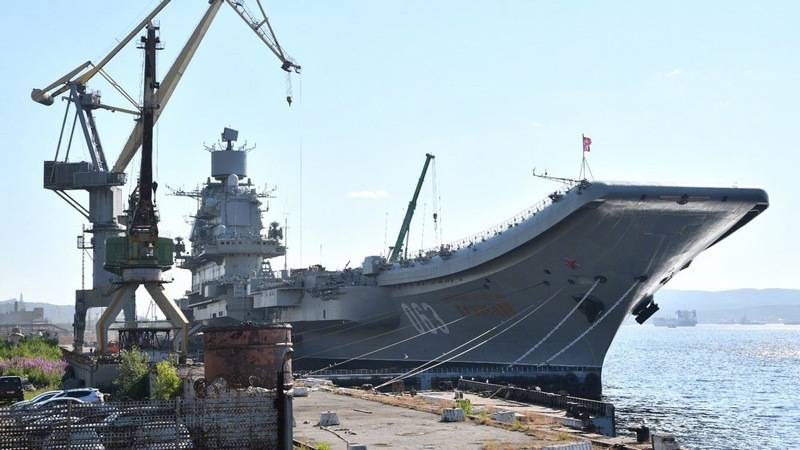 В США усомнились в целесообразности ремонта "Адмирала Кузнецова"