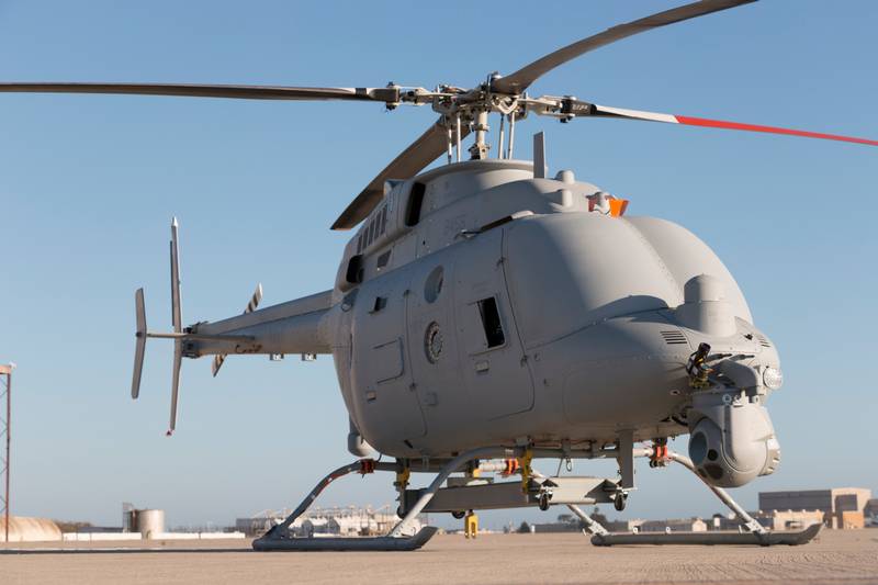 Den amerikanska flottan har antagit en obemannad helikopter MQ-8C Fire Scout
