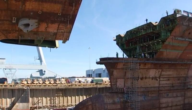 In the U.S. finished the construction of a second aircraft carrier John F. Kennedy (CVN 79)