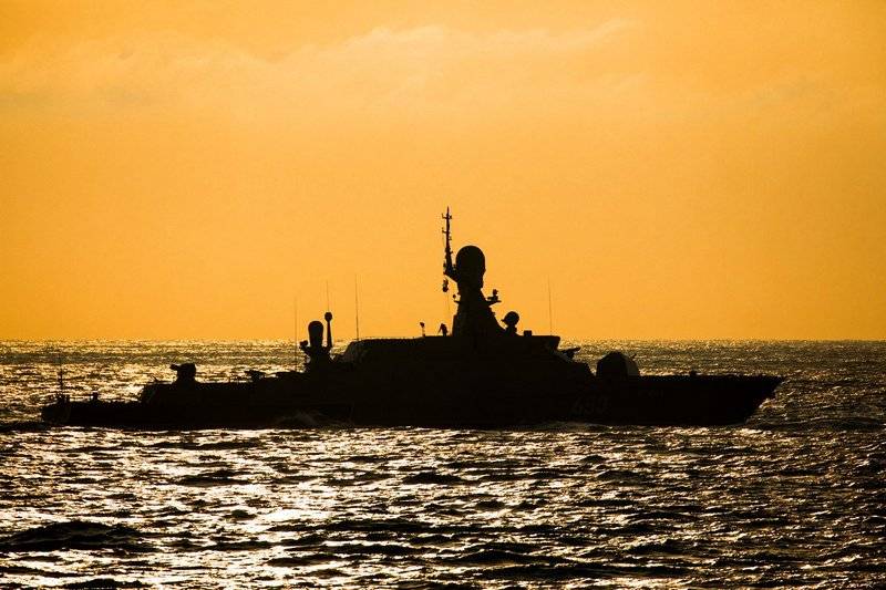 МРК "Углич"  пополнил состав постоянного соединения ВМФ в Средиземном море