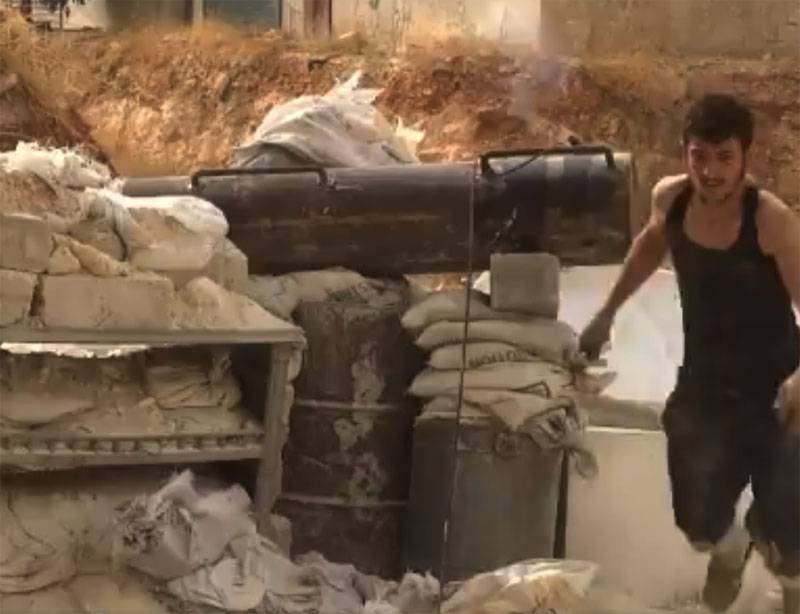 Боевики в Сирии показали обстрел жилых кварталов снарядами-трубами