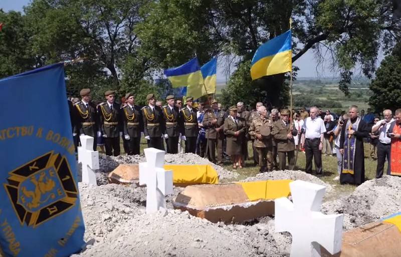 En Ukraine, les restes des SS ont été enterrés avec les honneurs