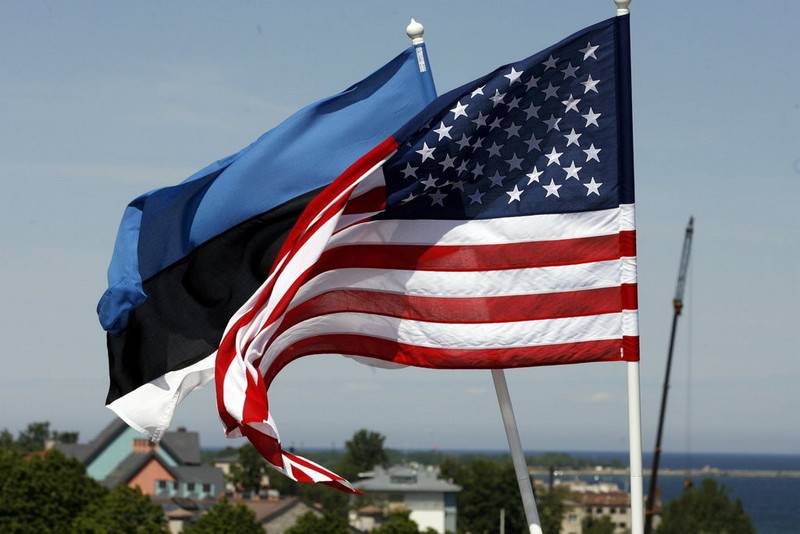 In Estonia, the United States called the "sole guarantor" of security