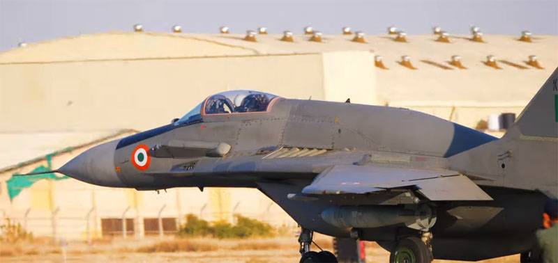 En Inde, a annoncé l'achat de MiG-29 amélioré à "prix d'aubaine"