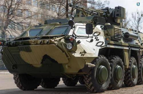 세부 사항은 우크라이나의 BTR-4 문제에 관한 문제입니다. 잘못된 시스템의 갑옷