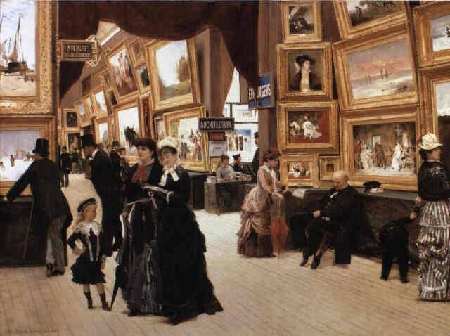 Parisian salons and the battle genre in French painting