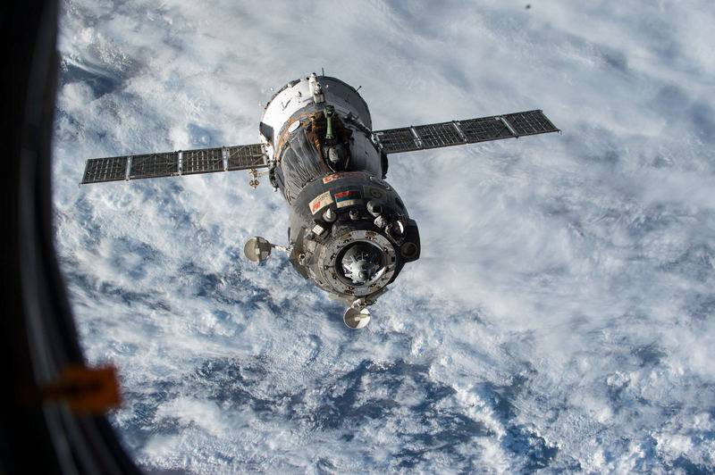 La nave espacial Soyuz MS-14 no pudo atracar con la ISS desde el primer intento