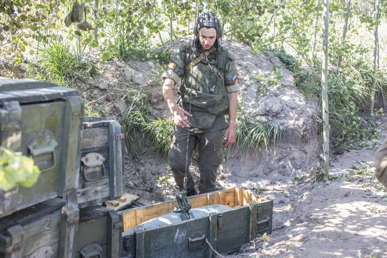 Продолжение военных. 1k113 Daredevil Complex mortar. Tulip.