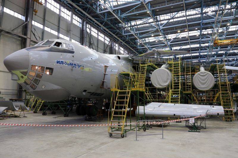 Zautomatyzowana linia montażowa Il-76MD-90A uruchomiona w Uljanowsku