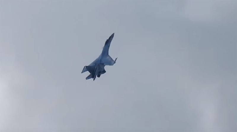 Allegedly, Su-35 Russian Air Force interfered with Israeli aircraft in the sky over Syria