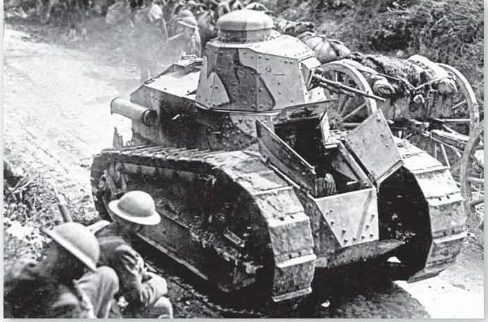 El triunfo de los tanques aliados.