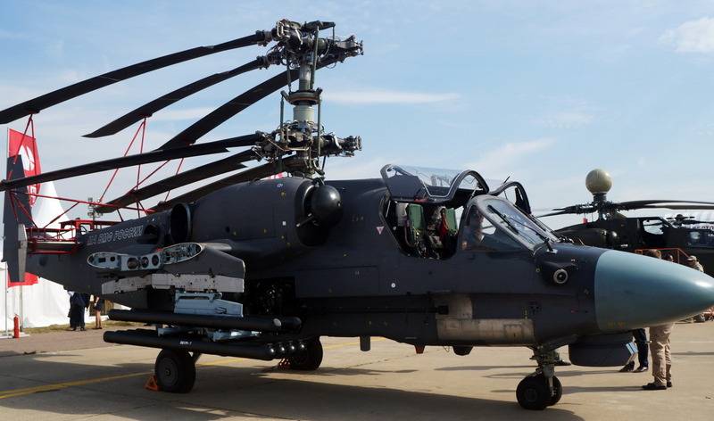 A parte do solo dos testes de helicóptero Ka-52K é concluída