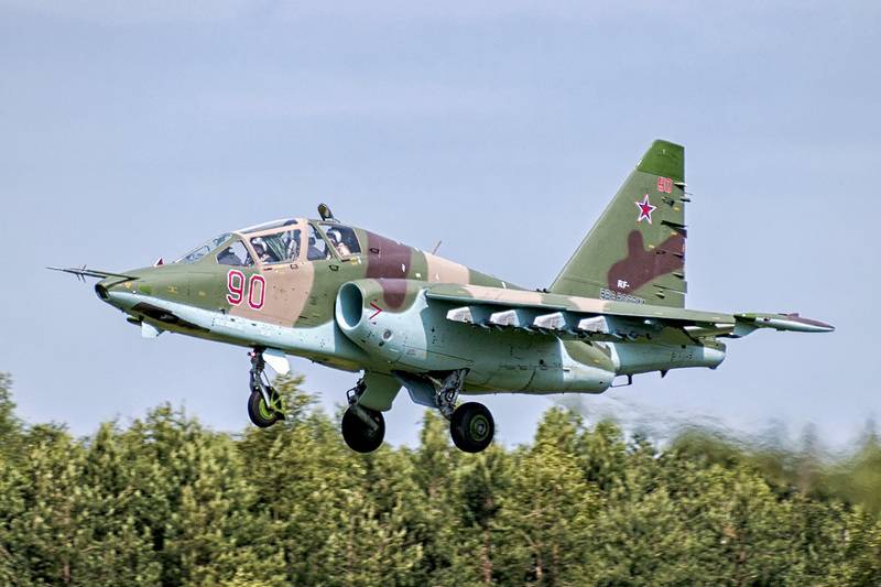 В Ставрополье потерпел аварию штурмовик Су-25УБ