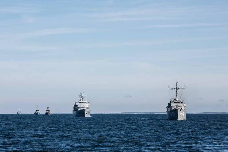 Sjöövningar av Natos norra kuster startade i Östersjön