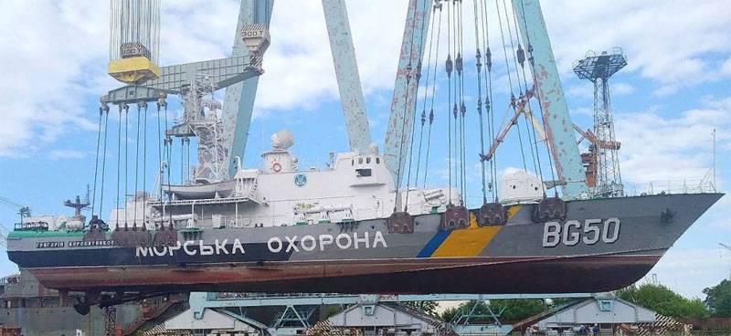 Na Ucrânia, a conclusão do reparo de alguns navios da Guarda Marinha e a reparação de outros