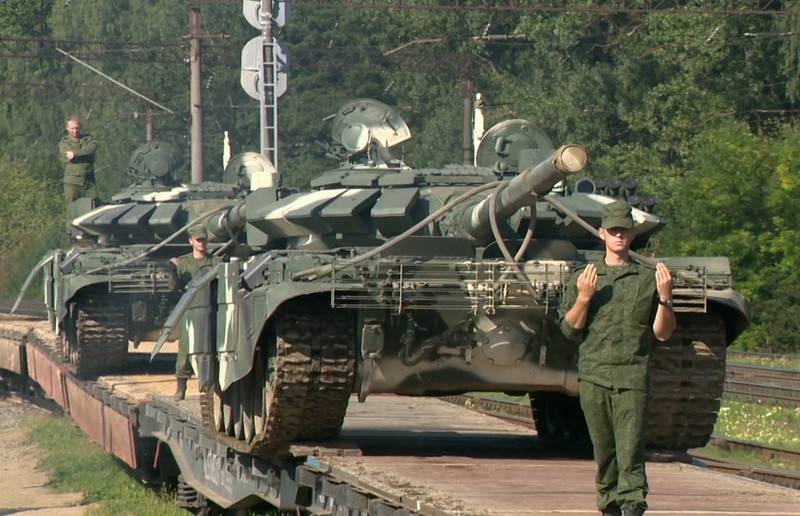 Vitryssland överför militär personal och militär utrustning till Ryssland