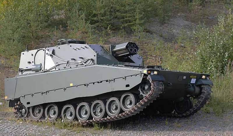 The Swedish army received the first serial self-propelled mortars Mjölner
