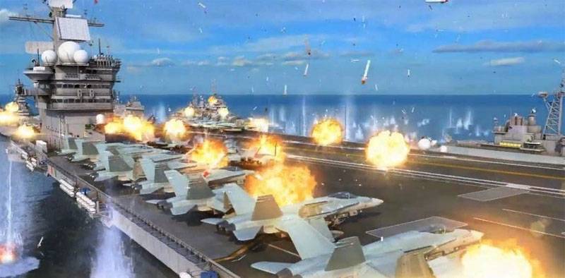 In China, discussed how Russia "missile rain" can destroy US aircraft carriers