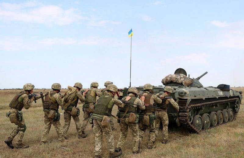 The Ukrainian-American company in the exercises defeated the "green men"